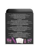 KAMASUTRA Set Weekender Kit Raspberry Kiss cu vibrator bullet ulei de masaj cărți de joc cu poziții sexuale și lubrifiant (zmeură)