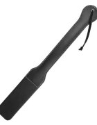 KINK Paleta - FINE LONG pentru jocuri erotice BDSM din piele negru 45.5 X 5.5 CM