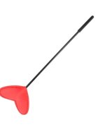 KINK Paleta - RED HEART pentru jocuri erotice BDSM din piele cu inima rosu /negru 10 cm
