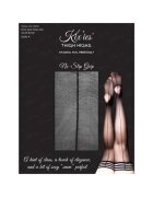 KIX'IES Dresuri sexy KIX’IES LOIS cu cusătură pe spate și benzi anti-alunecare negru mărime C (L-XL) (model 1307C)