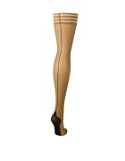 KIX'IES Dresuri sexy KIX’IES RUBY cu cusătură pe spate și benzi anti-alunecare culoarea pielii mărime C (L-XL) (model 1318C)