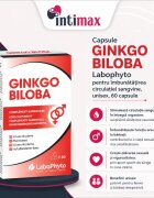Labophyto Capsule Ginkgo Biloba pentru îmbunătățirea circulației sangvine unisex 60 capsule