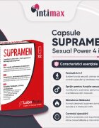 Labophyto Capsule SUPRAMEN Sexual Power 4 in 1 potență erecție întârziere ejaculare libido 2 capsule