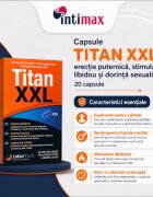 Labophyto Capsule TITAN XXL erecție puternică stimulare libidou și dorință sexuală20 capsule