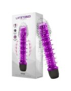 LATE TO BED Vibrator Evan pentru stimulare intensă viteză ajustabilă rezistent la apă 16.5 cm culoare mov