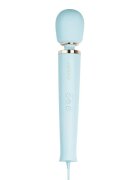 Le Wand Aparat de masaj cu fir Plug-In Vibrating Massager pentru corp și zone intime 16 funcții de vibrație albastru