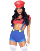 Leg Avenue Costum sexy LegAvenue - Mario culoare rosu si albastru marimea S