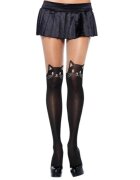 Leg Avenue Dresuri Pantyhose Opaque stockings cu design cu pisici culoare negru mărime universală model 7908