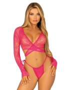 Leg Avenue Lenjerie set 2 piese 81659 culoare roz mărime universală