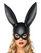 Leg Avenue Mască erotică Rabbit Masquerade Neagră