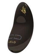 LELO Aparat de masaj NEA 3 Pitch Black pentru corp și zone intime cu 10 funcții de vibrație design cu fluturi și flori negru cu auriu