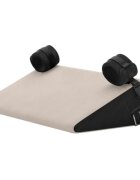 LIBERATOR Pernă de sex Bondage Wedge mobilier pentru jocuri erotice BDSM design ergonomic cu cătușe detașabile culoare crem