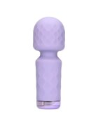 Loveline Aparat de masaj Mini Wand Vibrator pentru corp și zone intime 10 funcții de vibrație lungime 11.4 cm mov
