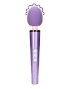 Loveline Aparat de masaj Wand Vibrator pentru corp și zone intime cu silicon ultra-moale 6 funcții de vibrație mov