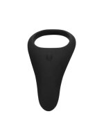 Loveline Inel vibrator pentru penis Pointed Cock Ring 10 funcții de vibrație din silicon moale culoare negru
