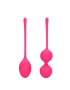 Loveline Set bile kegel 2 Piece Thumping Kegel Ball Set pentru tonifierea mușchilor pelvieni rezistente la apă roz