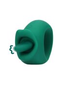 Loveline Stimulator clitoris Licking and Vibrating Clitoral Stimulator cu funcție de simulare sex oral 20 funcții de vibrație verde