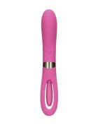 Loveline Vibrator dublu Double-Sided Flapping and G-Spot Vibrator cu funcție de lovituri ritmice 20 funcții de vibrație roz