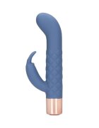 Loveline Vibrator rabbit Mini Rabbit Vibrator pentru clitoris și punctul G 10 funcții de vibrație lungime 14.3 cm albastru