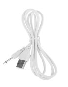 Lovense Încărcător jucarii erotice - LUSH cablu de incarcare cu mufa USB 110 cm culoarea alb