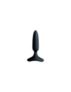 Lovense Plug anal - HUSH 2 control prin aplicație cu 10 funcții de vibrare 2.5 cm diametru culoarea negru(mic)