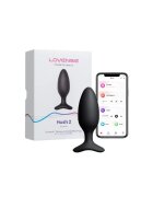 Lovense Plug anal - HUSH 2 control prin aplicatie cu 10 functii de vibrarediametru 4.4 cm lungime 13.5 cm culoarea negru(mediu)
