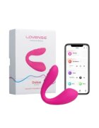 Lovense Vibrator - DOLCE control prin aplicatie pentru stimulare punct G clitoris si penis în cazul penetrarii 15 cm culoarea roz