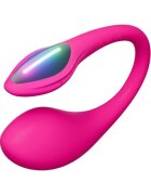 Lovense Vibrator Lush Mini pentru stimularea clitorisului și punctului G control prin aplicație până la 7000 vibrații / minut roz
