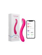 Lovense Vibrator - OSCI 2 control prin aplicație pentru stimularea punctului G 10 funcții de vibrație 25 cm culoarea roz