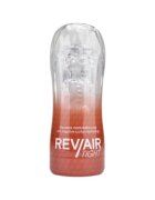 LOVING JOY Masturbator manual REVAIR Tight Reusable Masturbation Cup cu 3 tipuri de texturi material TPE 16.5 cm portocaliu