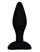 LOVING JOY Plug anal Medium Silicone lungime inserabilă 9 cm diametru 3.34 cm culoare negru mărime M
