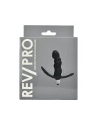 LOVING JOY Plug anal RevPro - Vibrating Prostate Massager din silicon culoarea neagra 8.5 cm