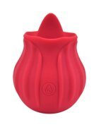 LOVING JOY Stimulator clitoris Rose cu funcție de simulare sex oral 10 funcții de vibrație în formă de trandafir roșu