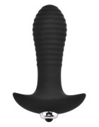 LOVING JOY Vibrator anal Swirl Vibrating Butt Plug 7 funcții de vibrație lungime inserabilă 8 cm diametru 3 cm negru