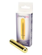 LOVING JOY Vibrator Bullet LovingJoy - Gold cu 10 functii vibratie auriu