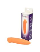 LOVING JOY Vibrator LovingJoy - Mini G-Spot Orange pentru stimulare interna si externa 12.5 cm