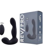 LOVING JOY Vibrator pentru prostata RevPro - 10 Function Remote Controlled Prostate Massager 10 cm culoarea neagra