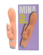 LOVING JOY Vibrator rabbit MINA THRILL G-SPOT din silicon 5 funcții de vibrație rezistent la apă culoare portocaliu(N12559)