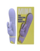 LOVING JOY Vibrator rabbit MINA TIDE din silicon cu funcție de penetrare 5 funcții de vibrație rezistent la apă culoare mov(N12560)