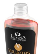 LUXURIA Gel pentru masaj Voluptas Caramel cu efect de încălzire aromă naturală de caramel 100 ml