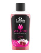 LUXURIA Gel pentru masaj Voluptas Cherry cu efect de încălzire aromă naturală de cireșe 100 ml