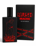 MACHO Apă de parfum RUSH pentru bărbați cu note de lămâie salvie și ambră neagră 30 ml