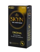 MANIX Prezervative Skyn Original fără latex lubrifiate subțiri și rezistente diametru 53 mm 10 bucăți