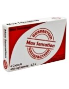 MAX SENSATION Capsule pentru bărbați pentru susținerea erecției libidoului și potenței 4 buc