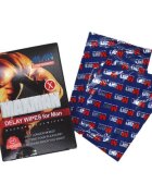 MAXMAN Șervețele Confidence Delay Wipes for Man susțin întârzierea ejaculării cu ingrediente naturale acțiune rapidă 10 buc
