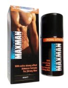MAXMAN Spray 75000 Original Extra Strong Delay ajută la întârzierea ejaculării cu ulei de ricin 45 ml