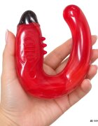 MEDICA GROUP Vibrator anal MEDICA-GROUP Prostate Massager pentru stimularea prostatei rezistent la apă roșu