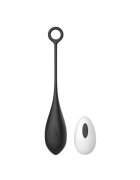 MINA Ou vibrator Divine Love Egg control prin telecomandă 10 funcții de vibrație rezistent la apă negru