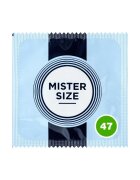 Mister Size Prezervativ ultra-subțire 47 lubrifiat și rezistent diametru 47 mm 1 bucată