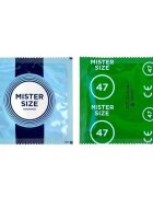 Mister Size Prezervativ ultra-subțire 47 lubrifiat și rezistent diametru 47 mm 1 bucată